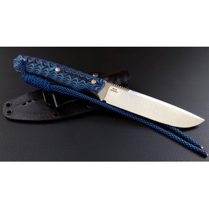 БЛАКИТНА ХВИЛЯ ексклюзивний ніж ручної роботи майстра студії Fomenko Knifes, купити замовити в Україні (Легована сталь N690). Photo 3